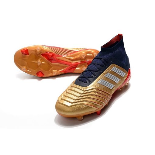 Adidas Predator 19.1 FG - Goud Rood Zilver_6.jpg